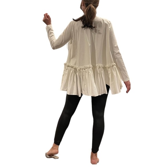 ASOS Dramatic Ruffle Bell Dress/Top Long Sleeve - Picture 3 of 10